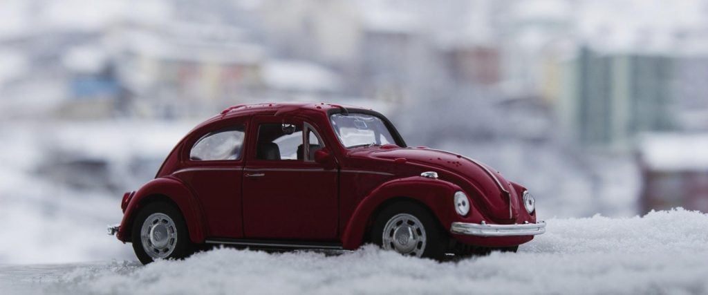 car in winter