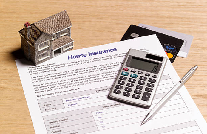 calculator with house insurance